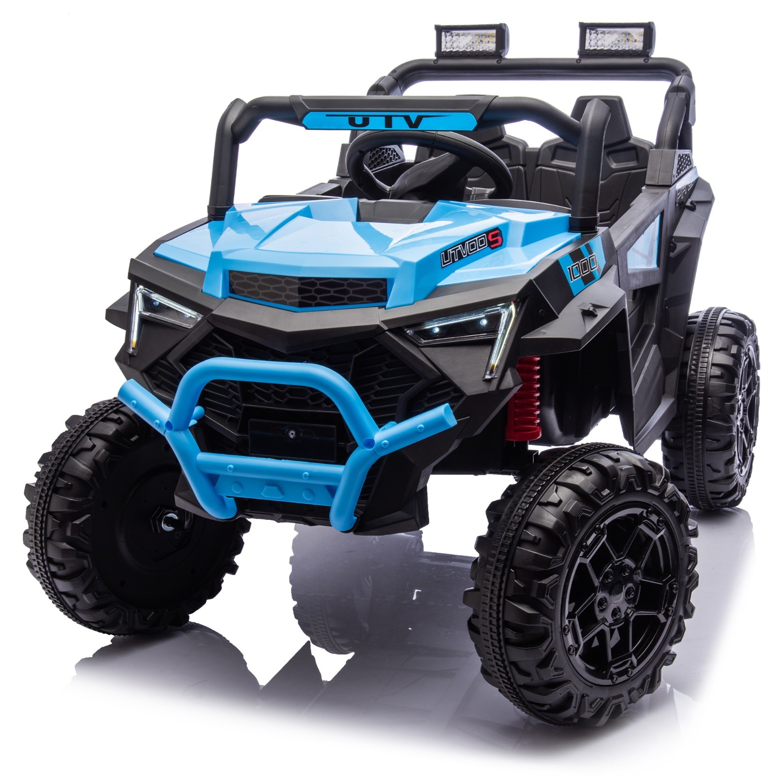 24V 400W Electric Ride on UTV Car Toys Power Wheels for Kids with Remote Blue