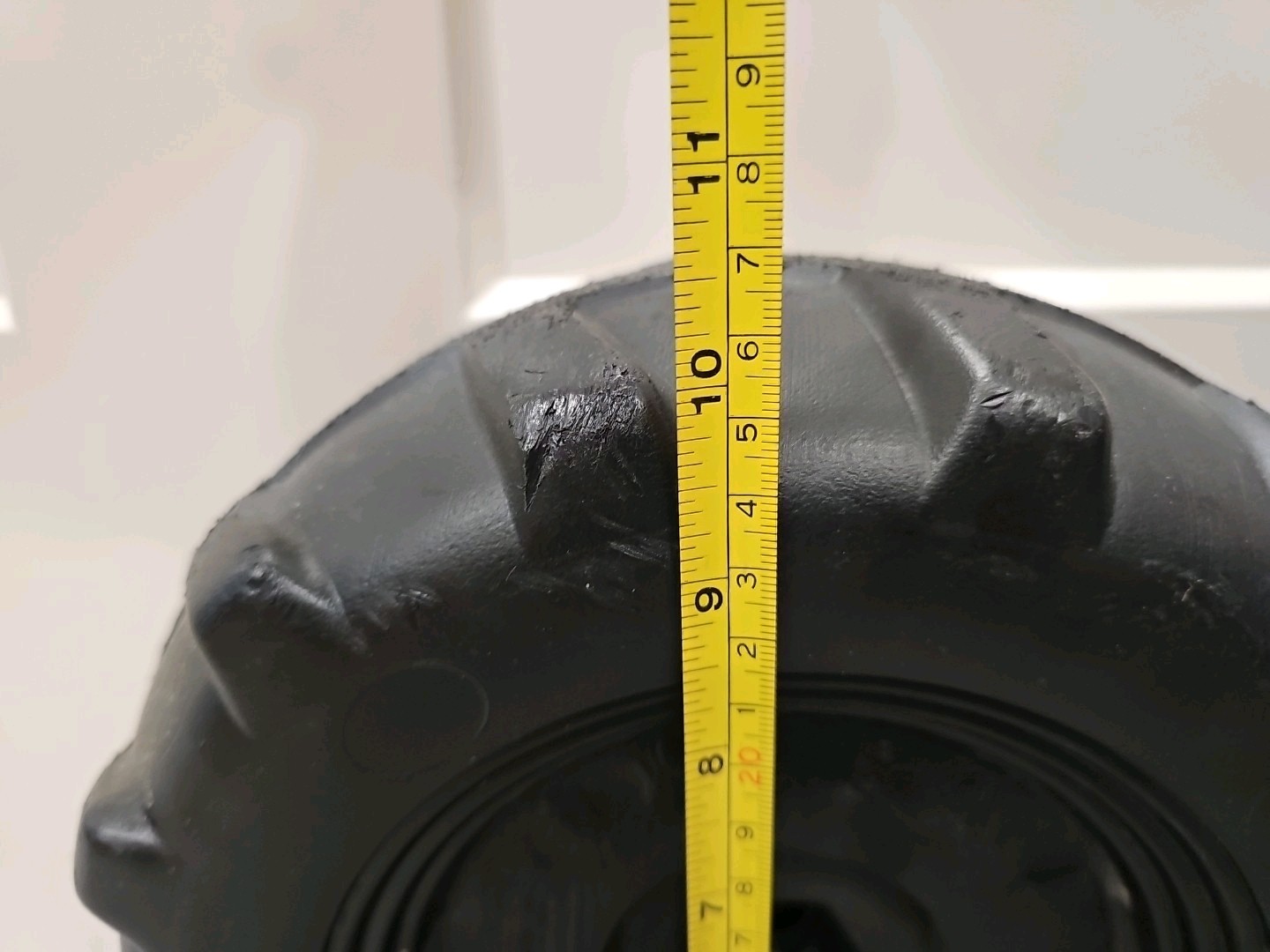 Peg Perego John Deere Tractor Front Tire Wheel Good Used Condition No Holes