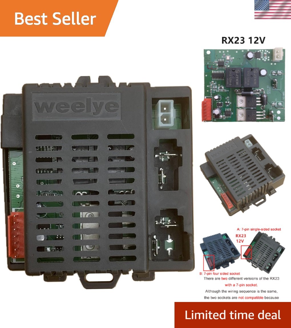 RX23 12V A Control Box Receiver for Children’s Electric Ride-On Vehicles