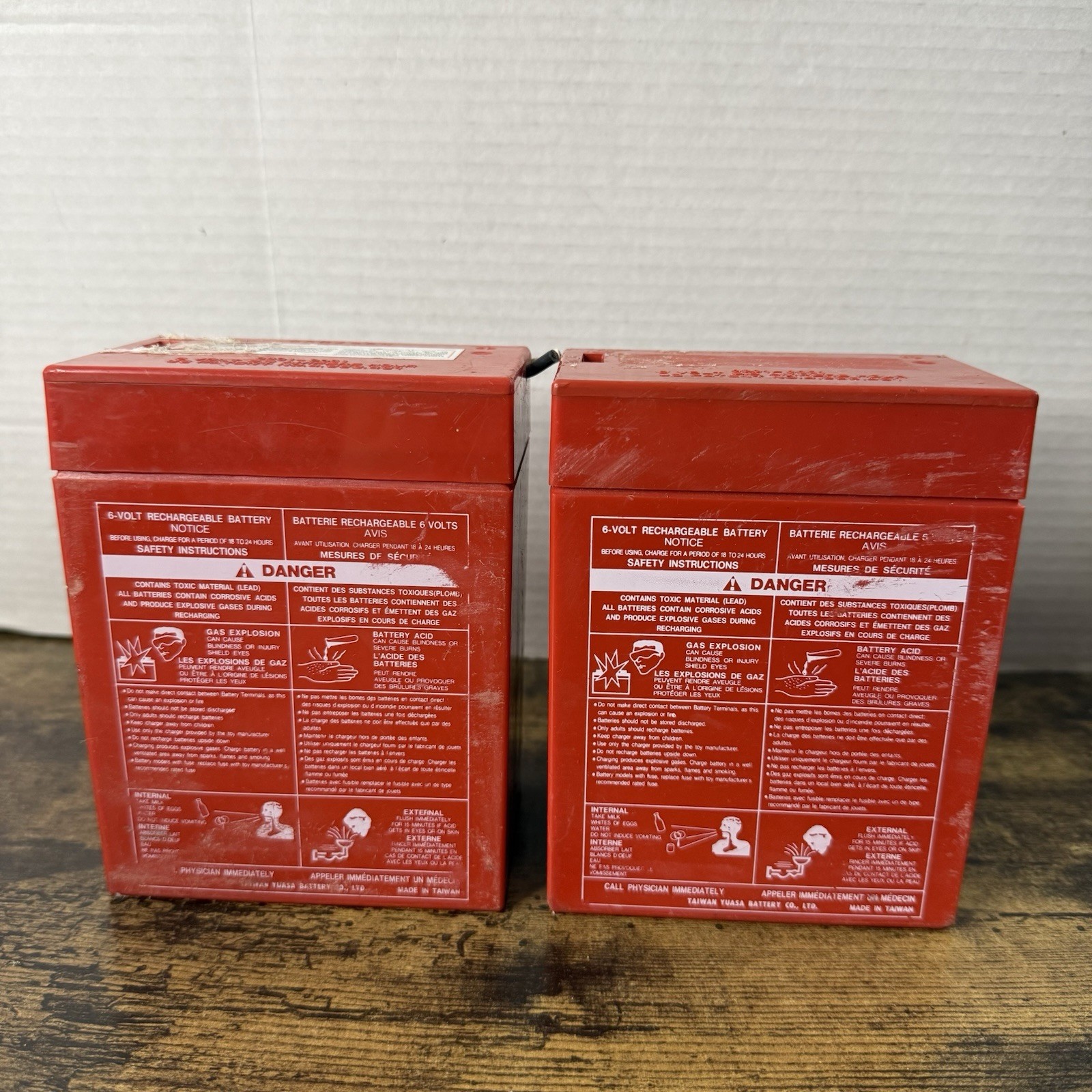 Power Wheels by Fisher-Price 6V 9.5Ah Rechargeable Battery 00801-0712
