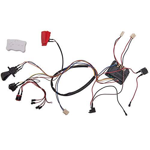 weelye 12 Volt Children Electric Car DIY Modified Wires and Switch Kit,with 2.4G