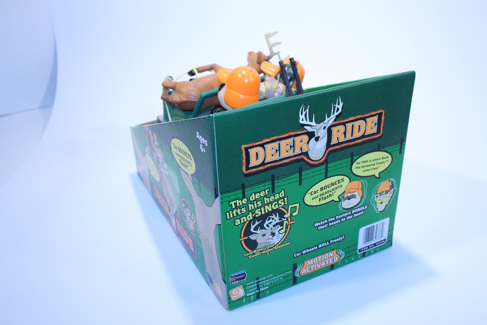 Gemmy Deer Ride Motion Activated Singing Buck Read Description New Batteries