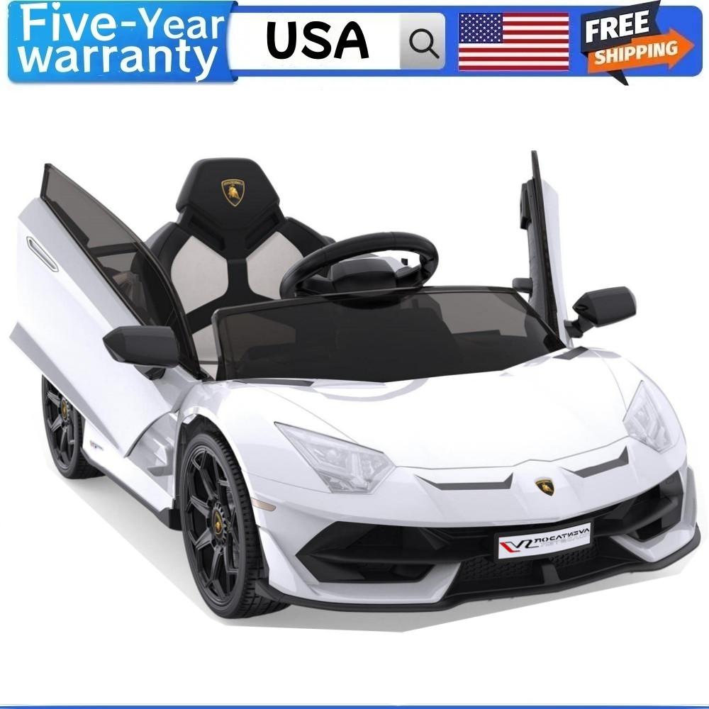 ☑️Ride on Car for Kids 12V Licensed 2 Speeds Electric Vehicles Battery Powered