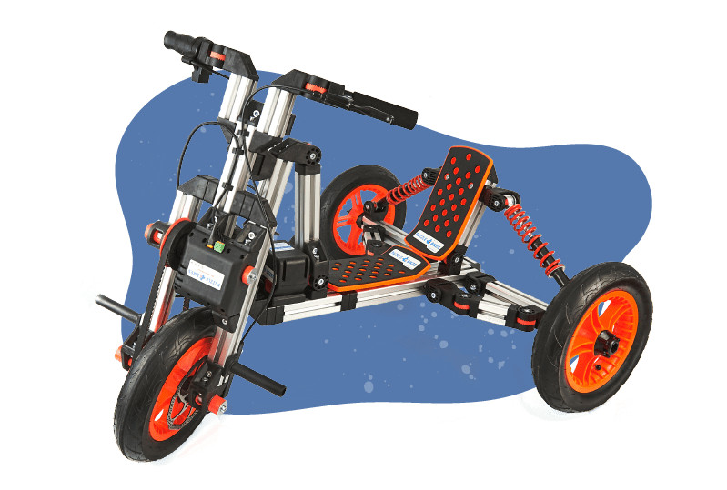 Electric Modular Kids Go Kart Bike 20+ Builds DIY Ride-On Aluminum Kit Ages 4-16