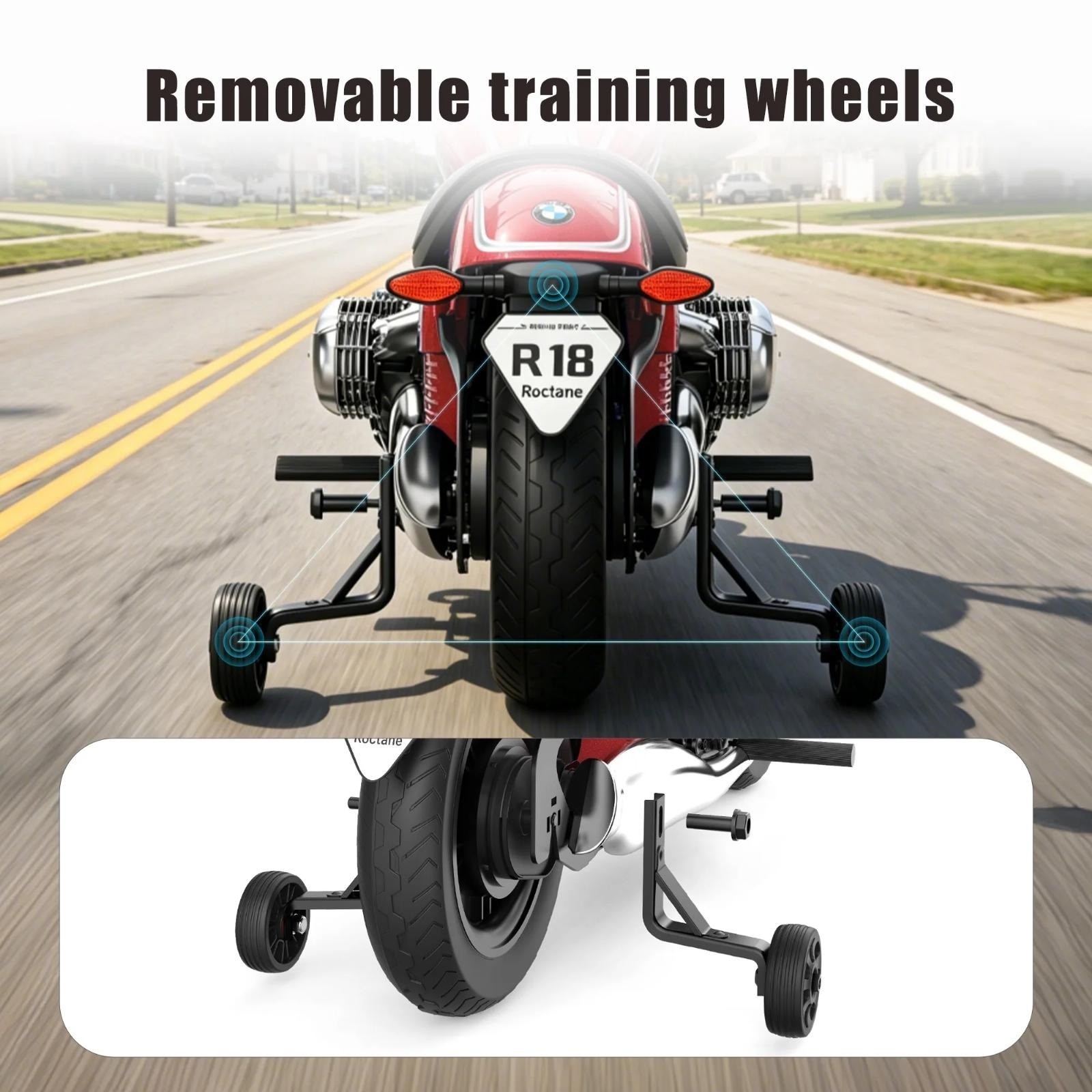 24V 9Ah Kids BMW Licensed Ride On Motorcycle Electric Dirt Bike Unisex 3-8 Year