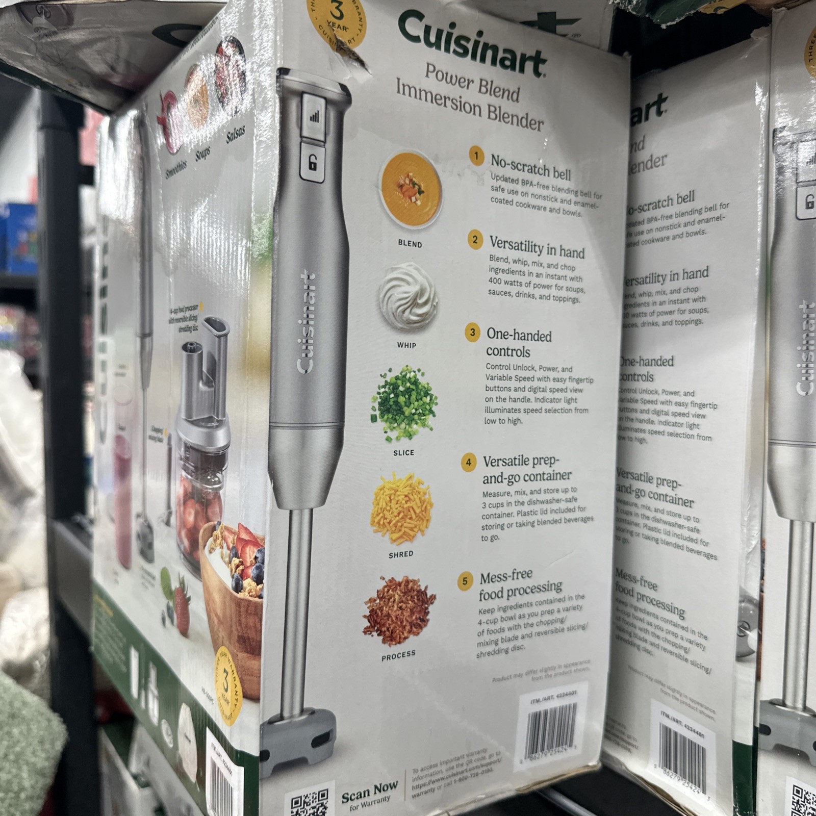 Cuisinart Variable Speed Immersion Blender with Food Processor