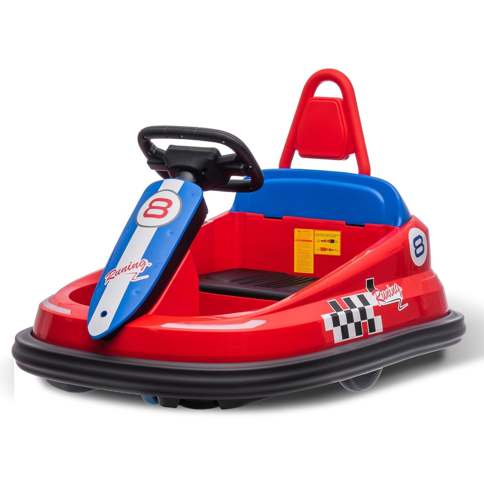 6V Electric Bumper Car for Kids 360° Rotation Ride On Bumper Electric Car Toys