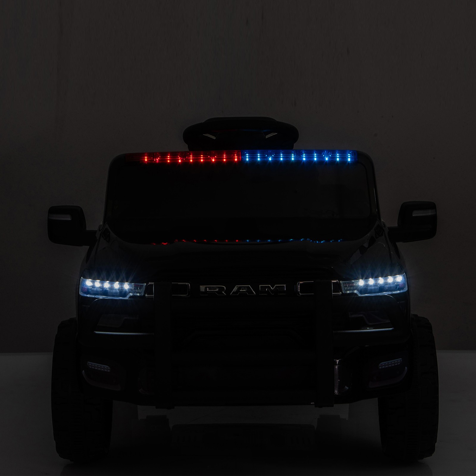 12V 4.5Ah LED Music Remote Licensed Dodge RAM 3500 Kids Ride On Police Truck Car