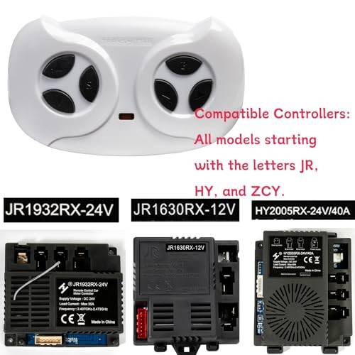 JR1602FCC 2.4G Remote Control for 12V Ride on Car Compatible ANPABO Mercedes