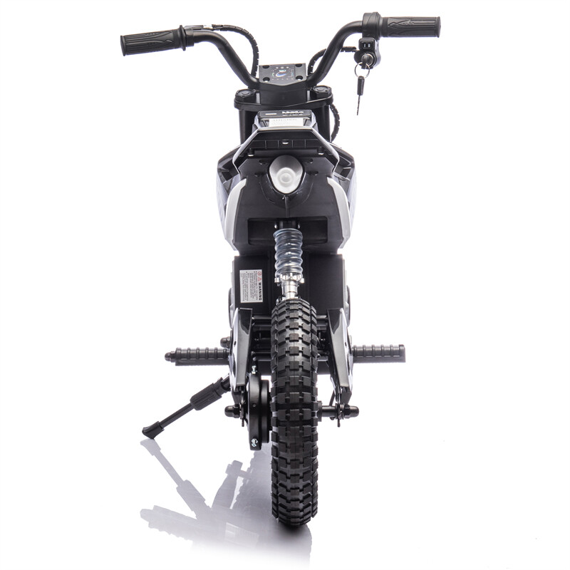 24V Kid Ride On Electric Toy Motocross Motorcycle 200W 3.1-9.32MPH for Aged 5-15