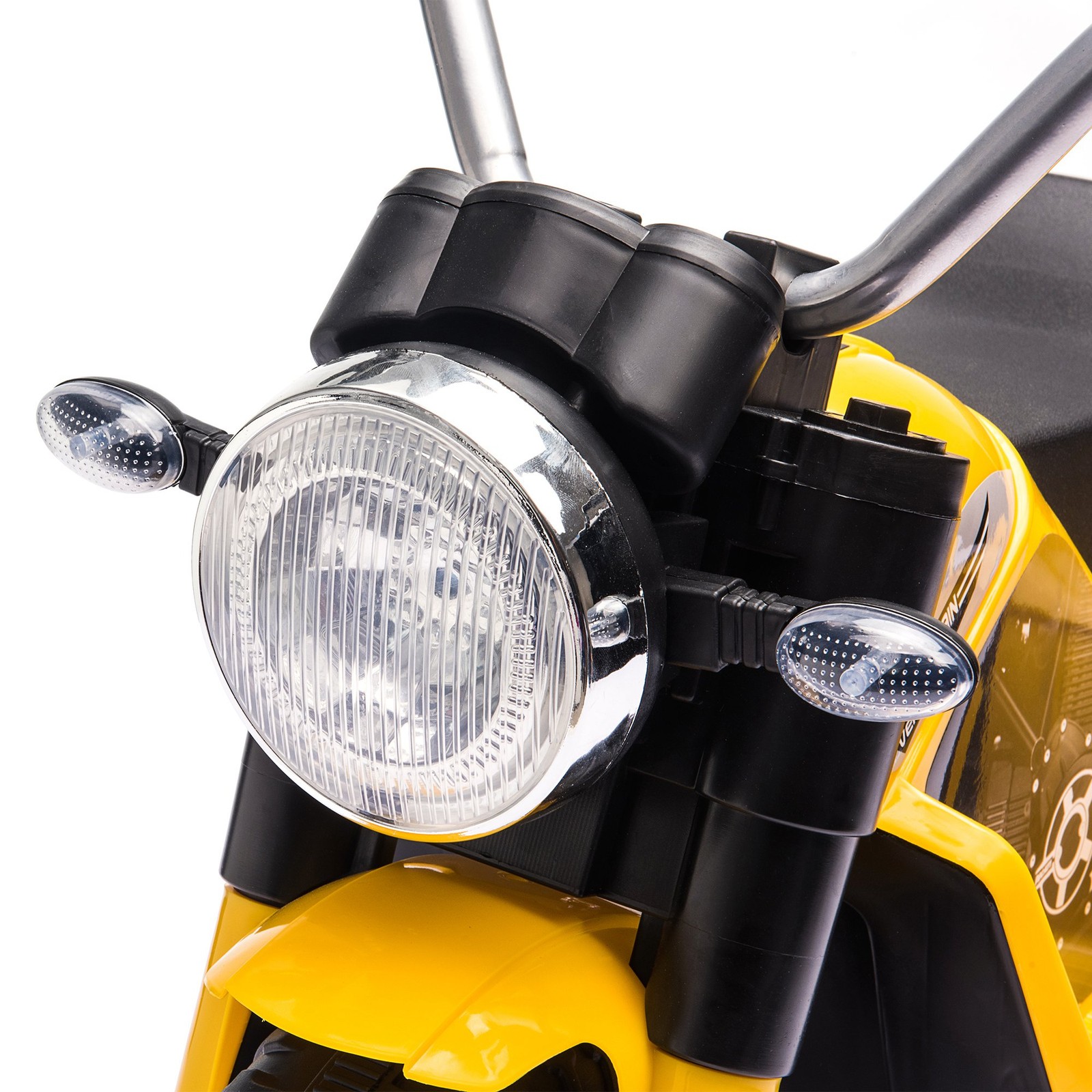 Kids 6V Electric Motorcycle Ride-On Toy Battery 18 – 36 Months Yellow