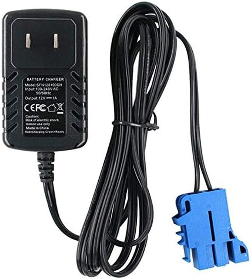 12V Battery Charger for Peg Perego, Ground Force Tractor John Deere Gator XUV Po