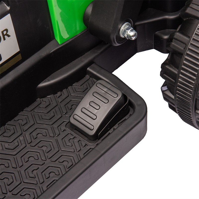 24V Ride On Tractor Toy w/ 4-in-1 Construction Attachments 3-Speed Aged Around 5