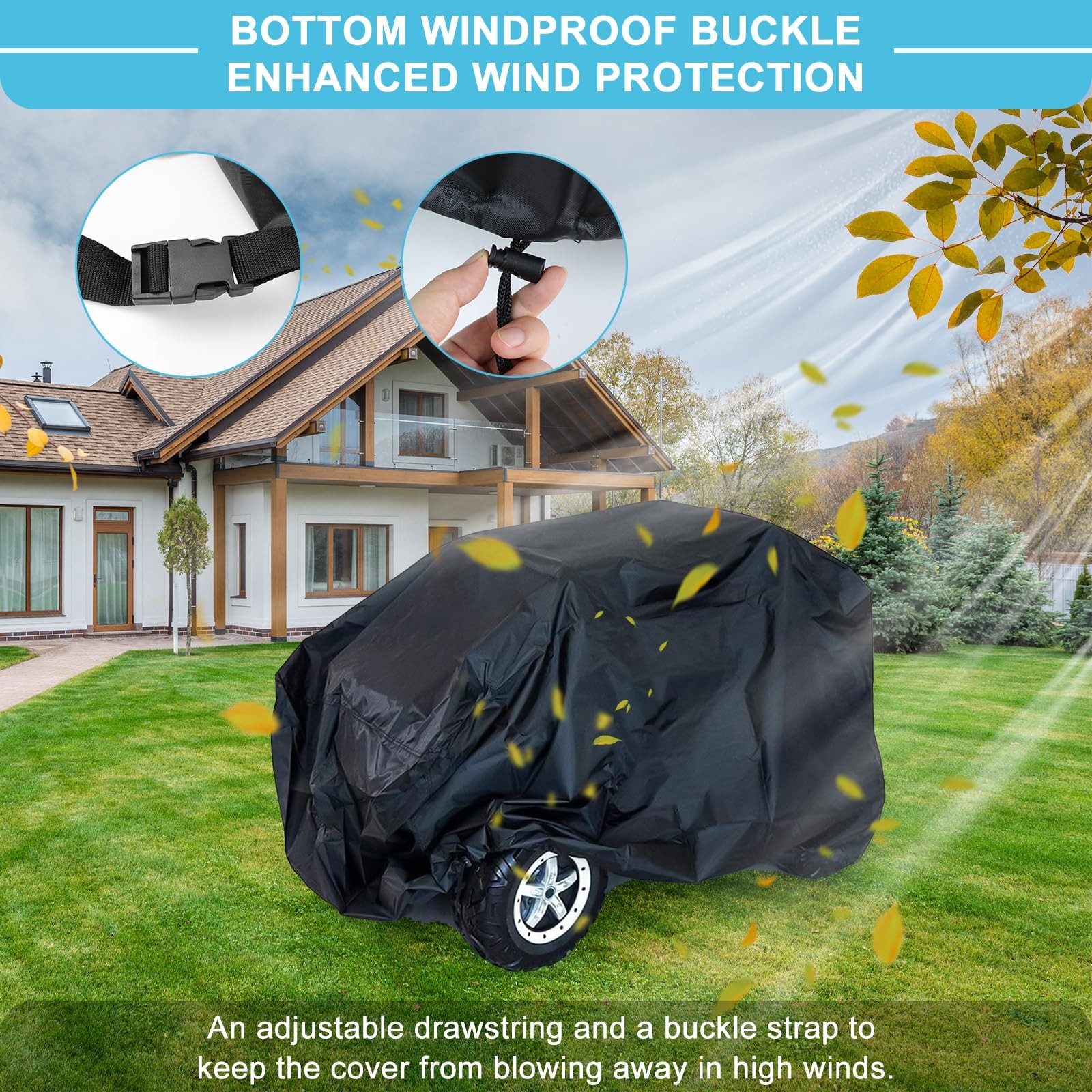 Kids Ride-On Toy Car Cover, Outdoor Wrapper Resistant Protection for Electric…