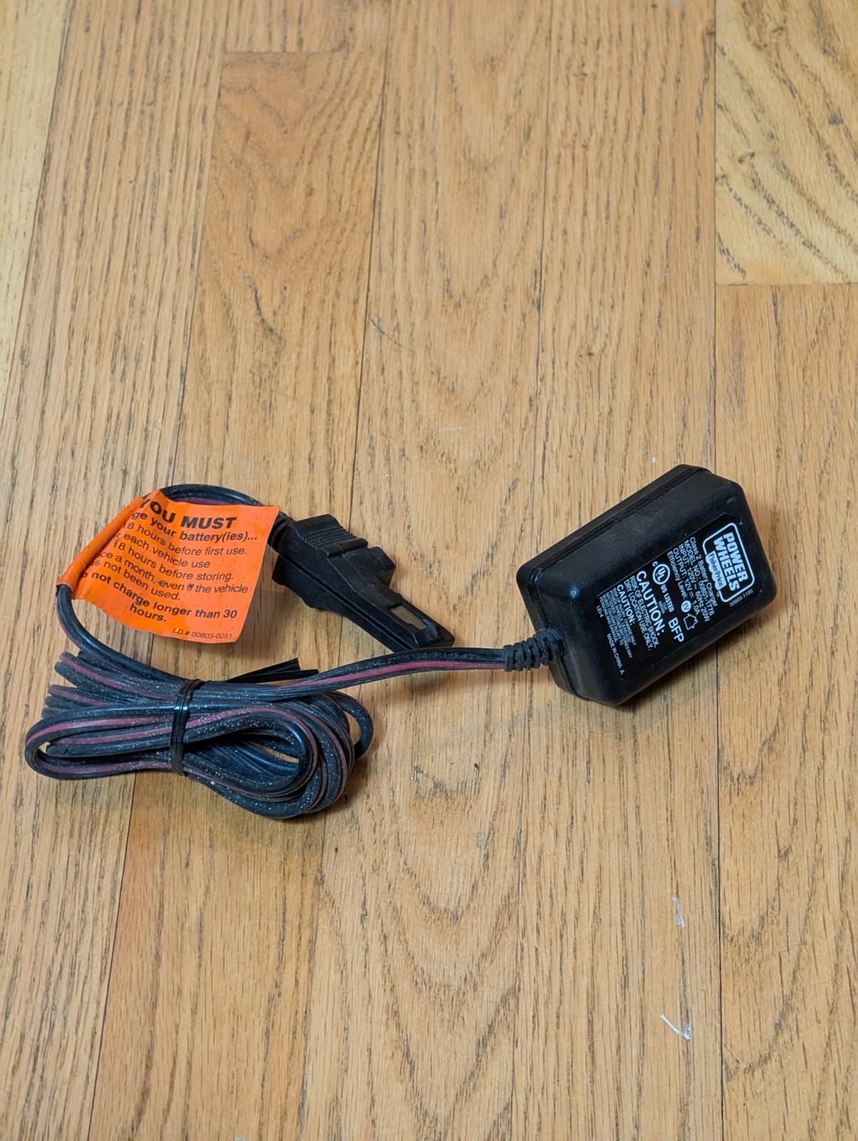 Power Wheels – Battery Charger – Genuine Fisher Price – Model 00801-1778, 12V 1A