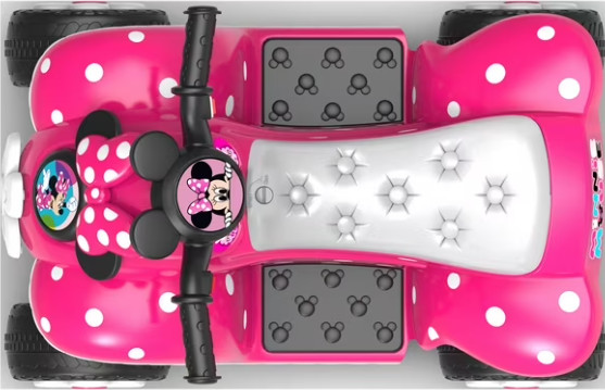 6V Minnie Mouse Quad, Battery Powered Ride-on, Ages 3+