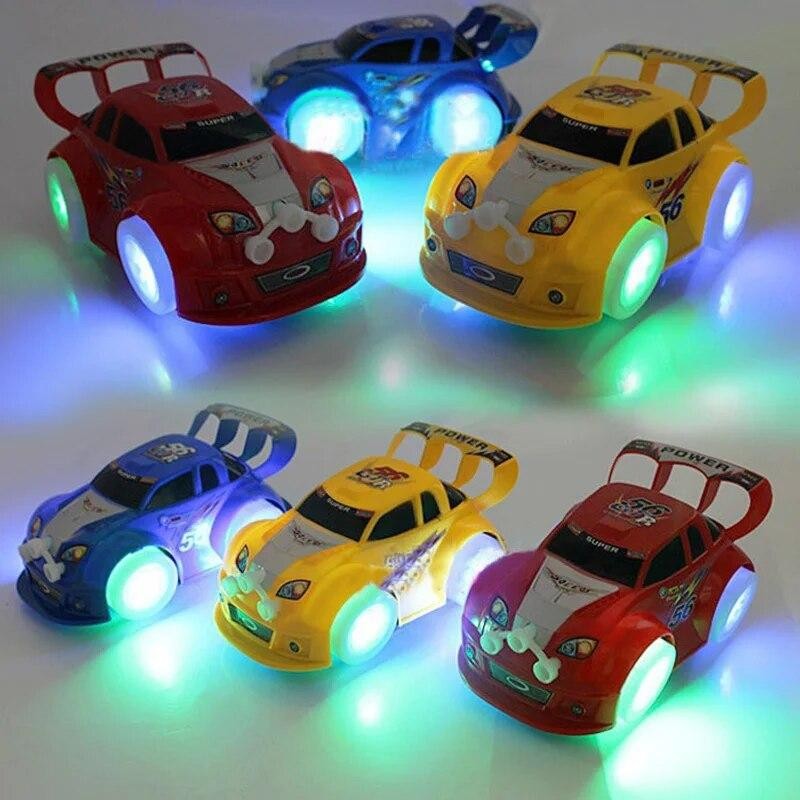 Kids Electric Rotating Toy Car with Lights & Music – Fun Gift for Boys & Girls