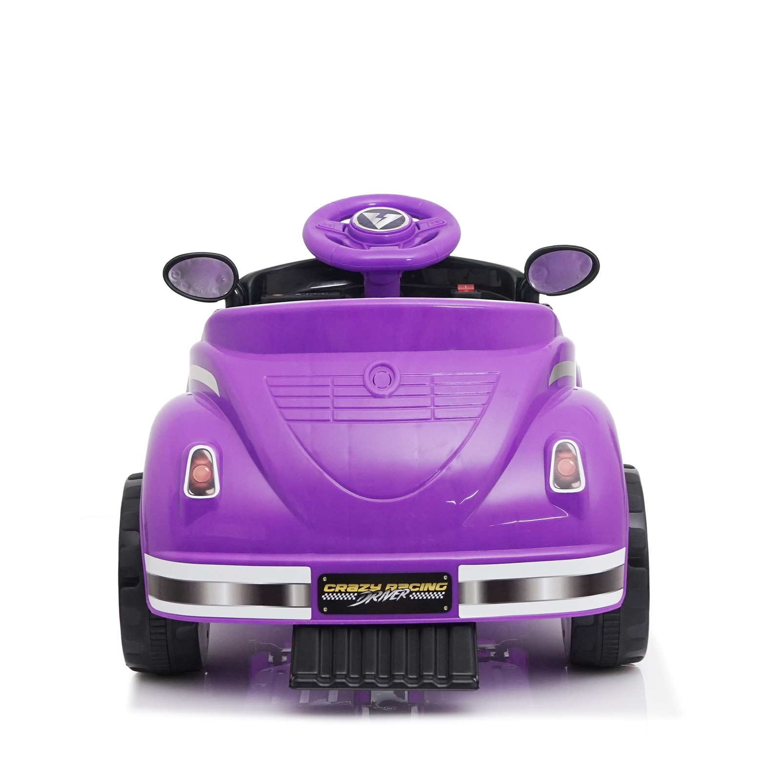 12V Kids Ride On Car Wheel LED USB & Bluetooth Suitable for Kids Aged 2-4 Purple
