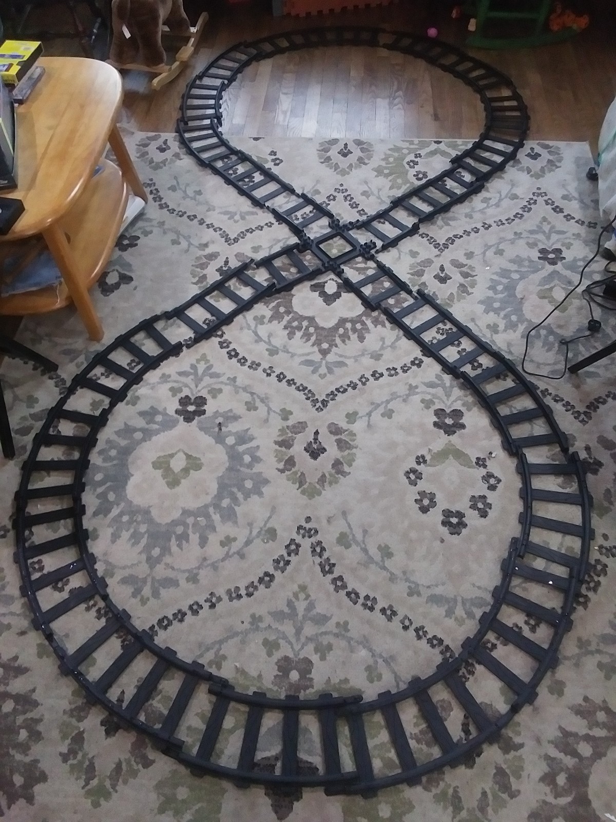 Ride on Train TRACKS ONLY Mickey Mouse Kiddieland 27 Pc FULL FIGURE-8 in Black