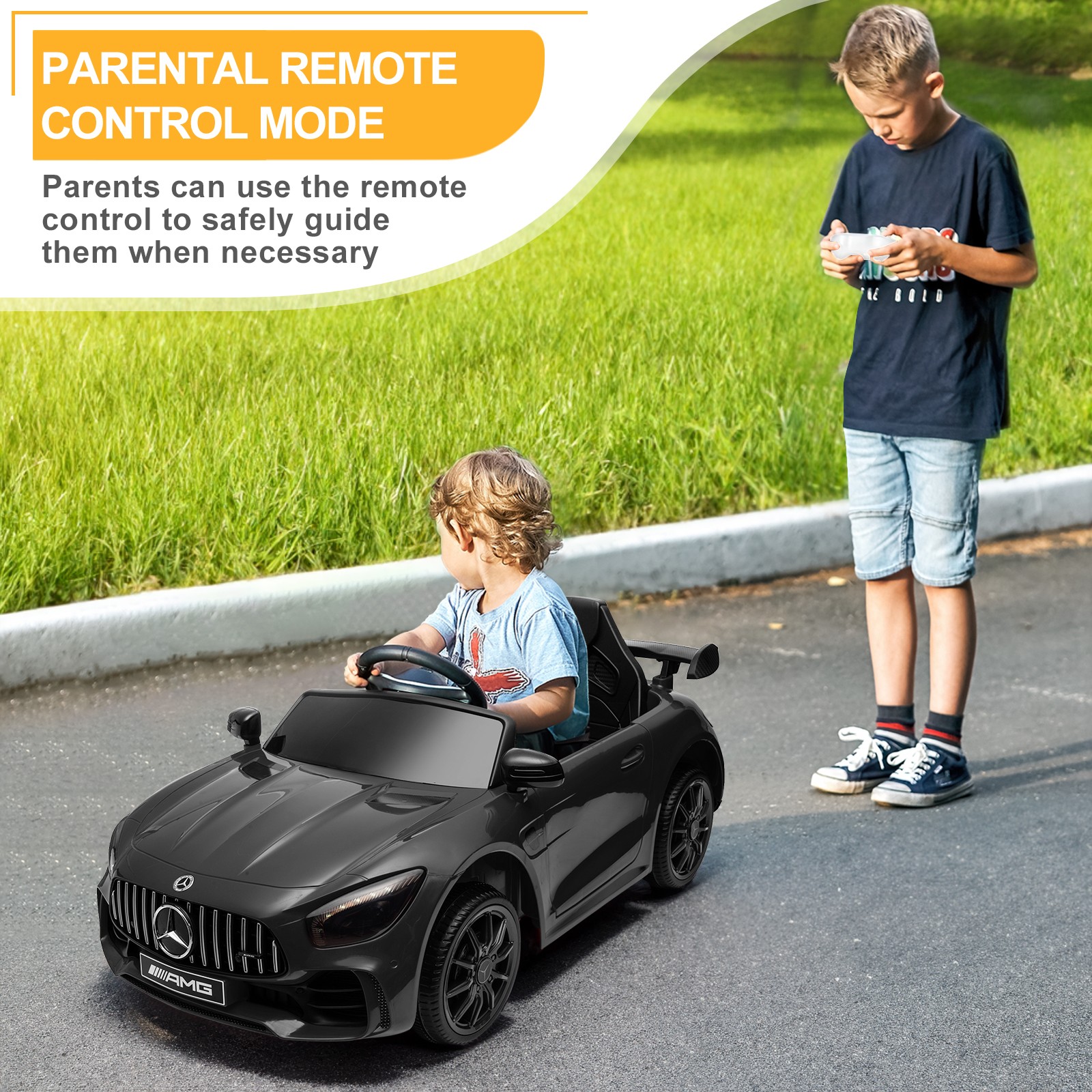 Electric Ride on Cars for Kid Licensed Mercedes-Benz Powered Ride On Toys Car