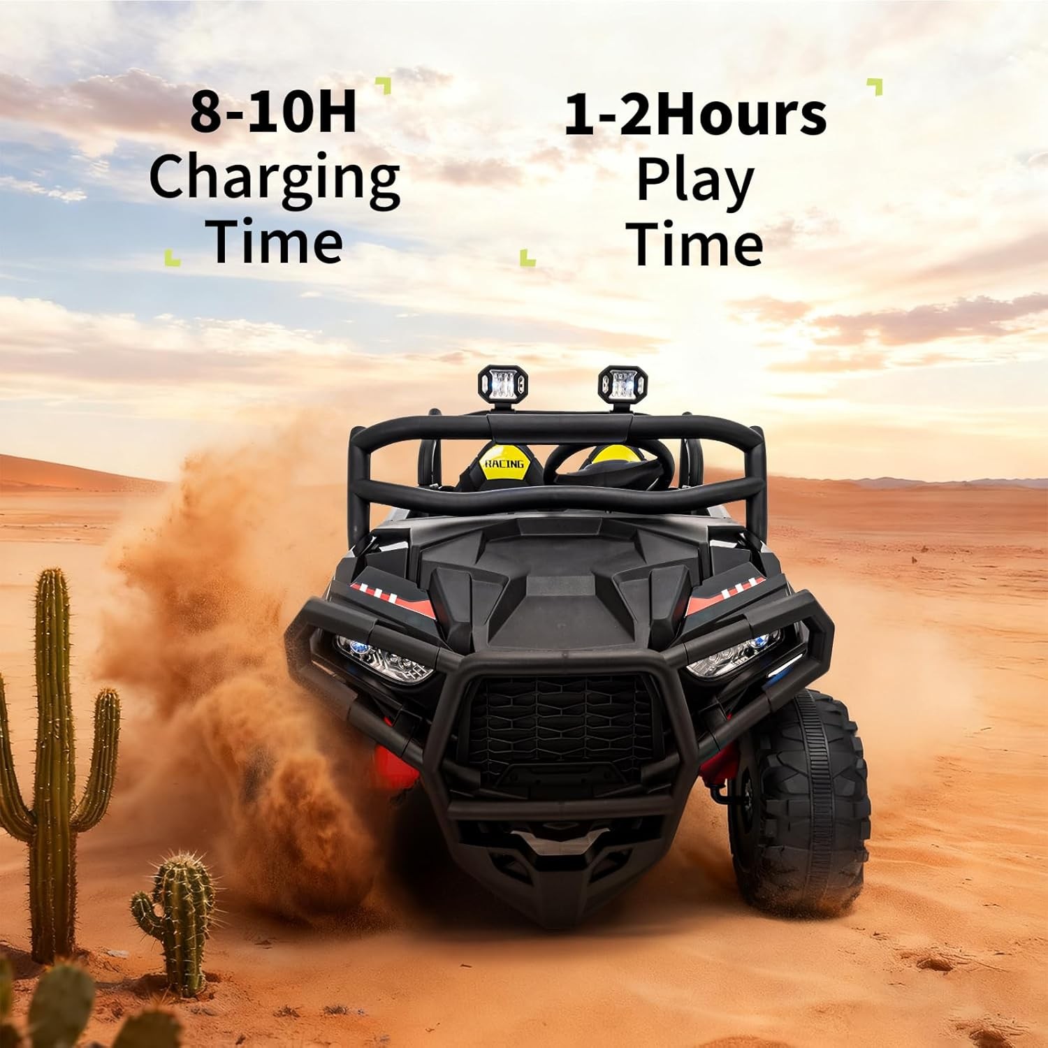 Garvee RC 24V 7AH Ride on UTV Electric Children’s Toys Car Battery*2 + Charger