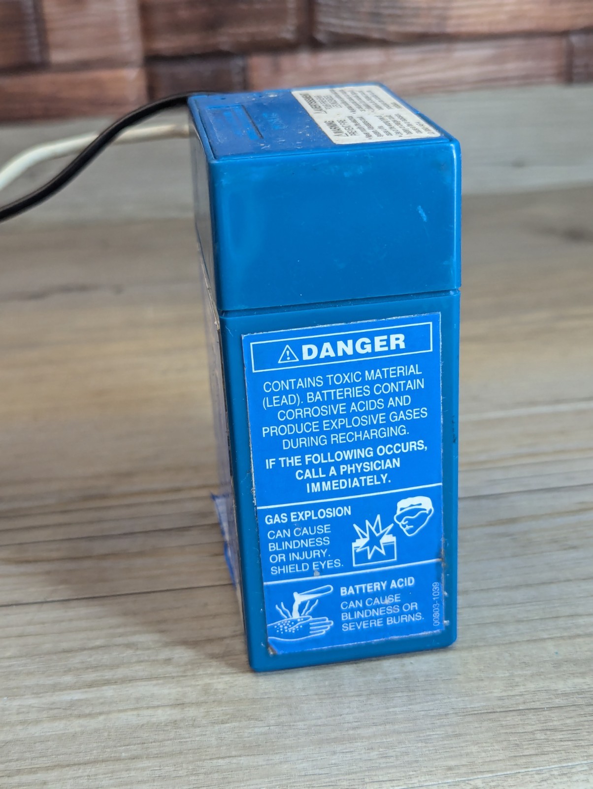 Fisher-Price Power Wheels 6V 4.0 Amp Battery Model 00801-1457 & Power Cord
