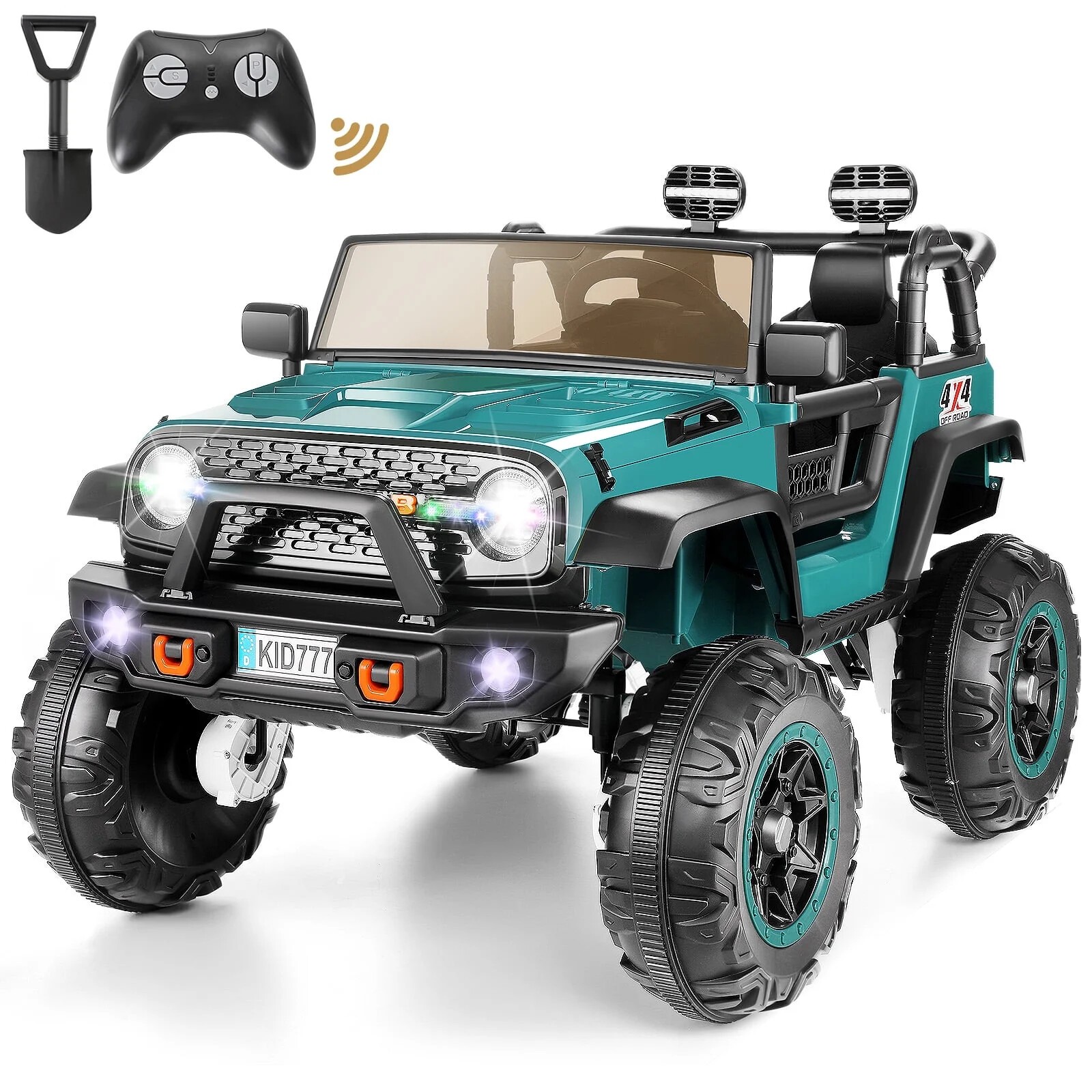 Kids Ride on Truck 24V Electric Truck Toy Car 400W 2 Seats LED Lights Kids Gift!