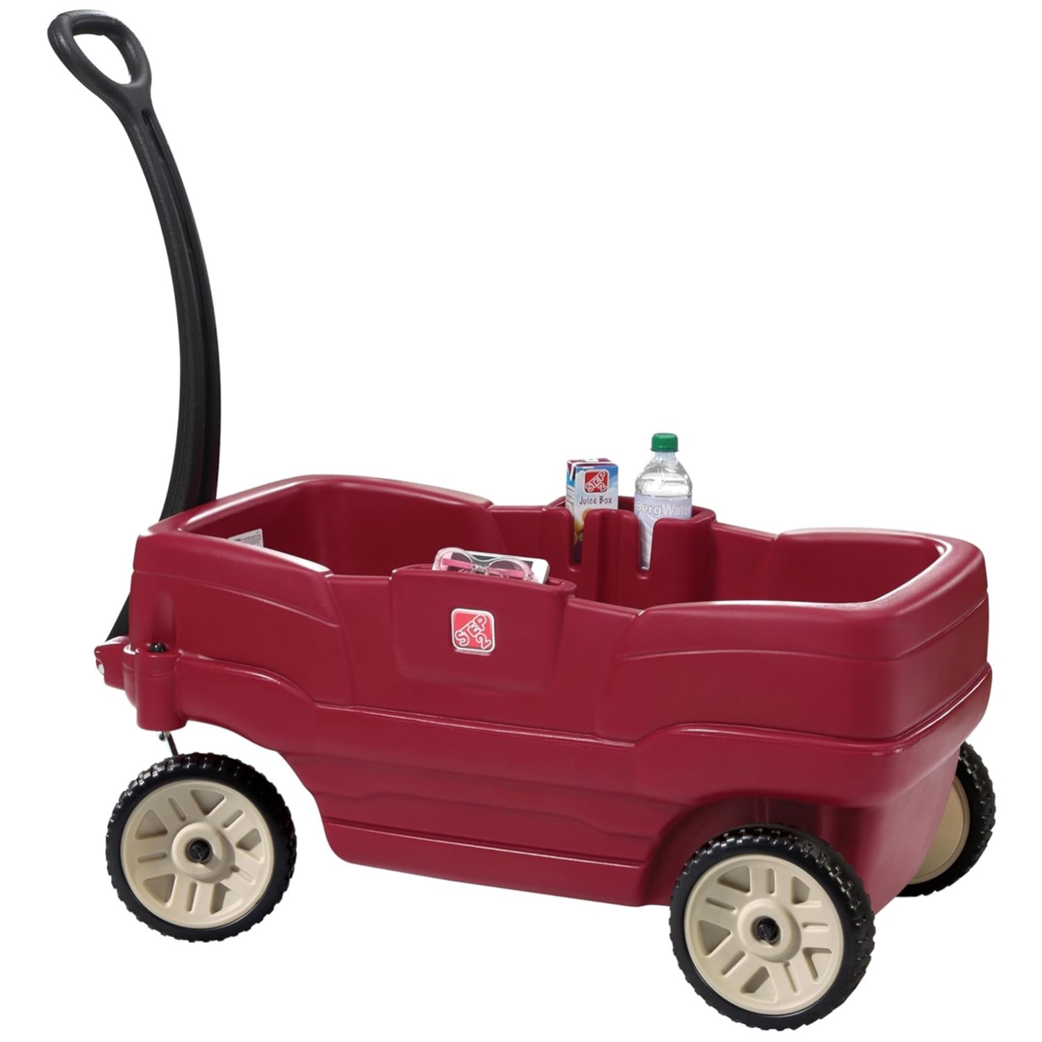 Compact Folding Wagon with Adjustable Seat Belts