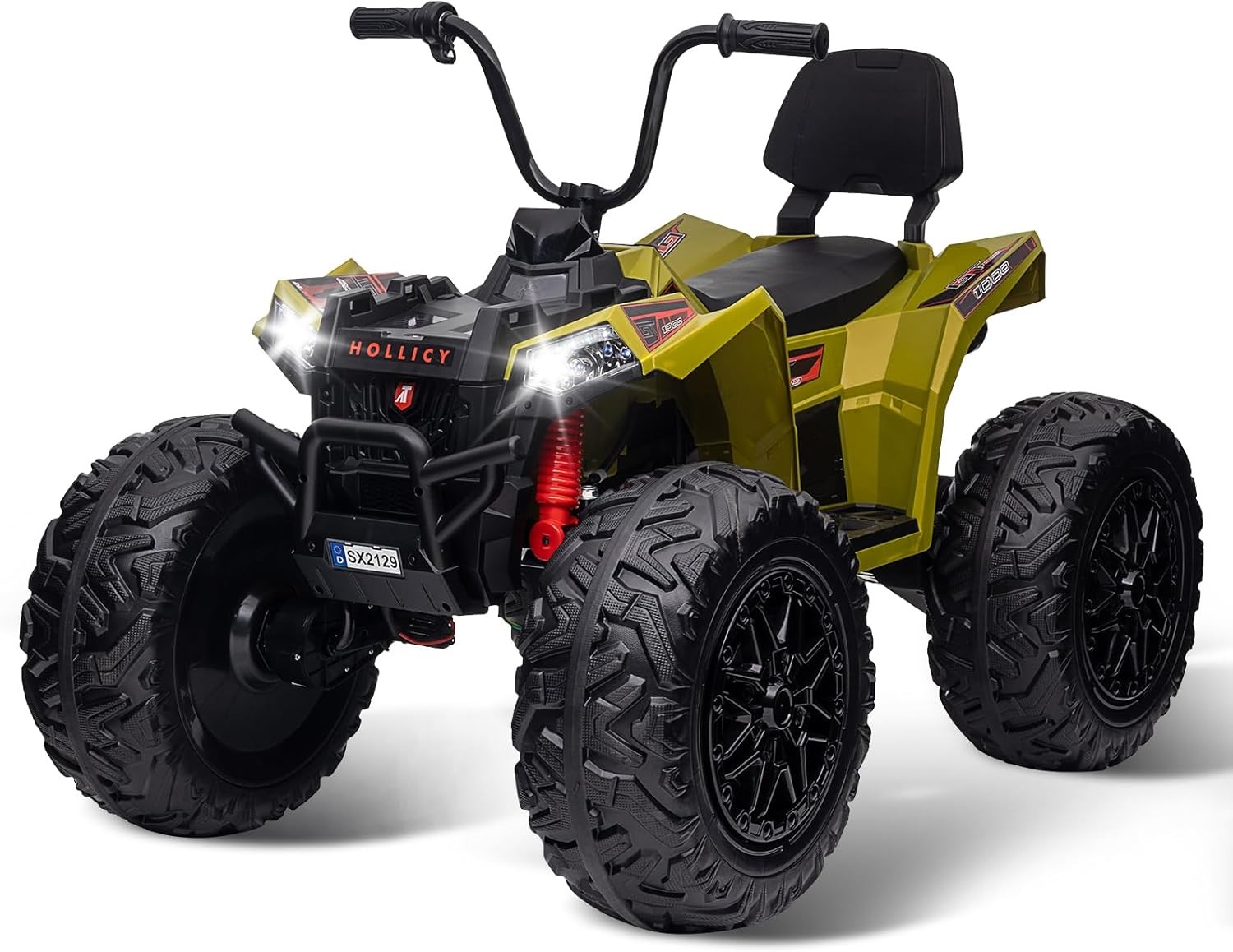 Kids ATV 24V Ride on Car 4WD Quad Electric Vehicle 4x80W 7AHx2 Battery LED Toy