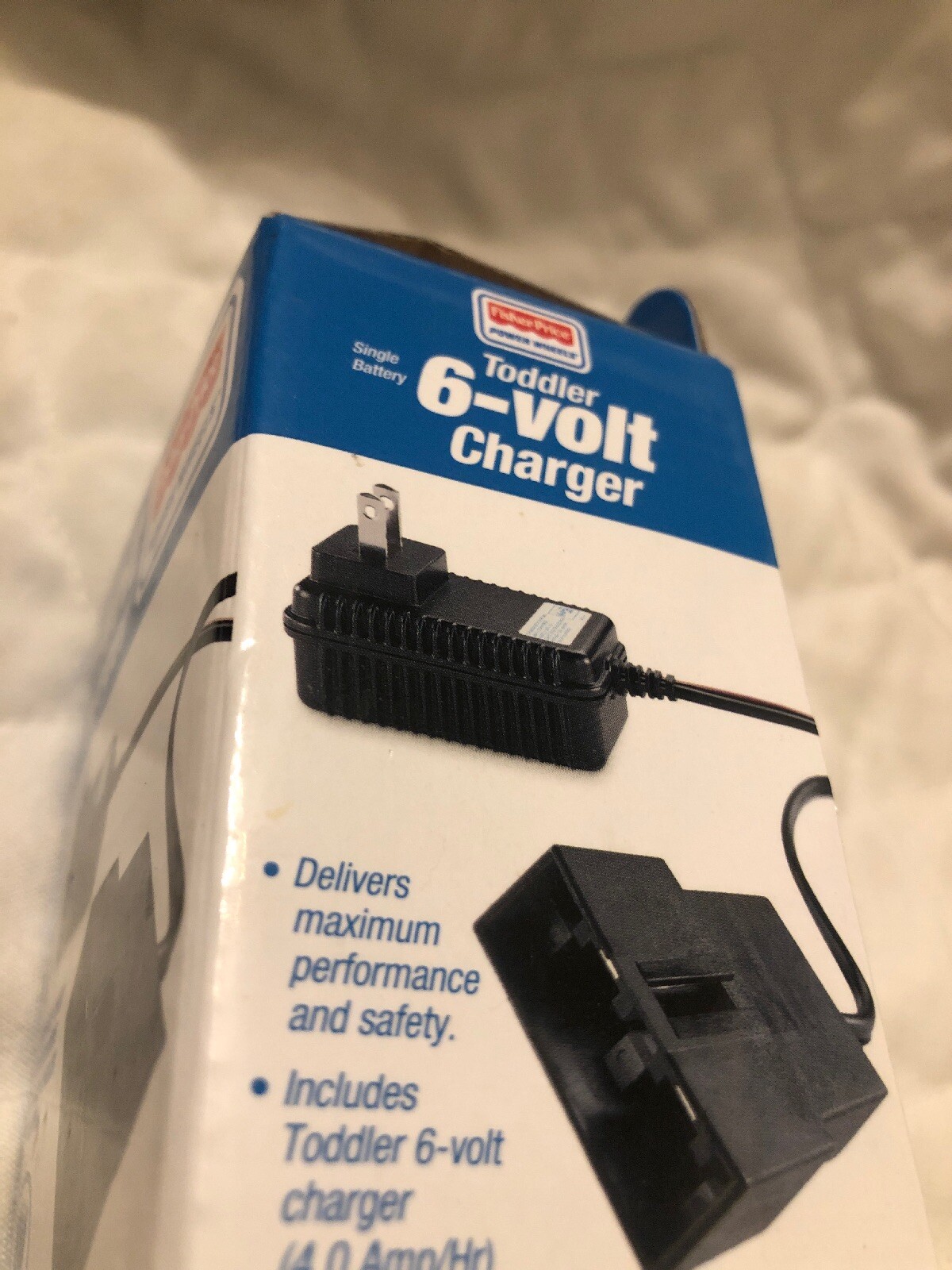 Fisher Price Power Wheels 6-Volt Battery Charger Toddler Blue P6829 6 Volt OEM