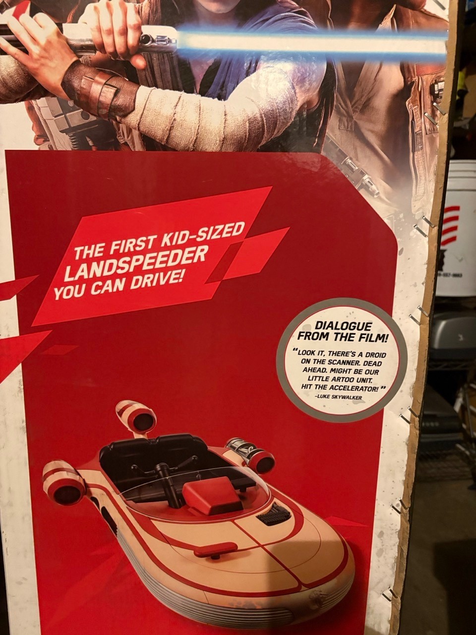 Star Wars Radio Flyer Luke Skywalker’s Landspeeder 2017 New In Box