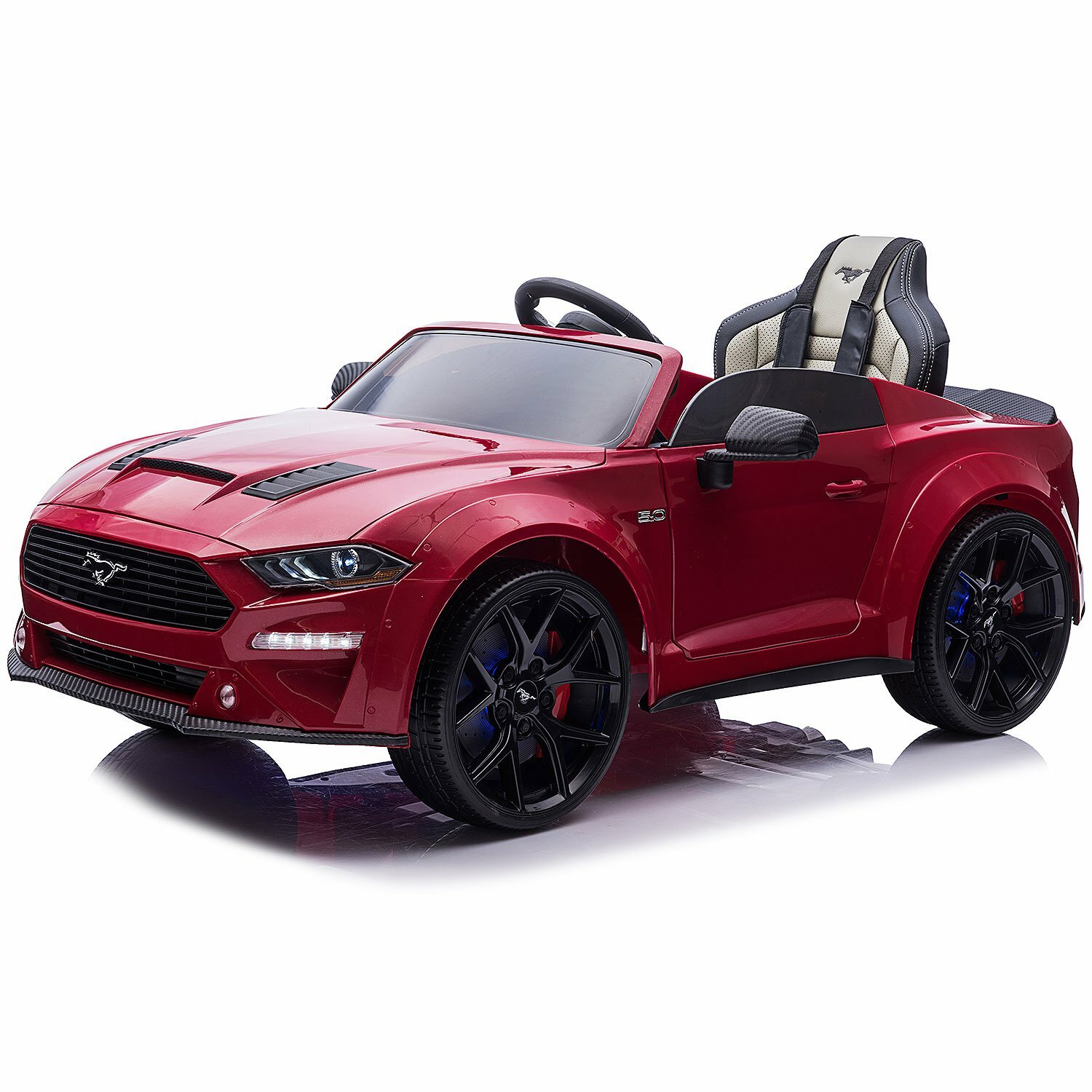 24V KIDS BOYS RIDE ON FORD MUSTANG GT CUSTOM EDITION CAR,TWO POWERFUL MOTORS+R/C