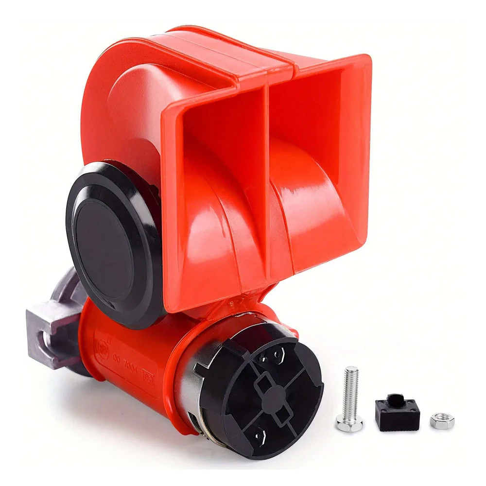 12V 138db Super Loud Snail Car Horn With Compressor Air Horn For Any 12V Vehicle