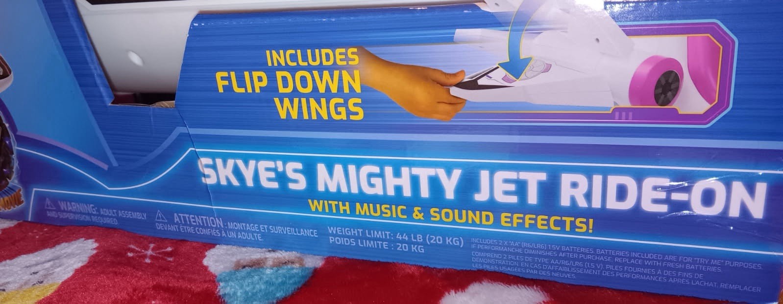 Paw Patrol Ride On – Skye’s Mighty Jet RideOn with Music & Sounds