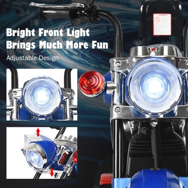 Electric Child Motorcycle Harley Davidson Battery Powered Bike Motor Ride On Toy