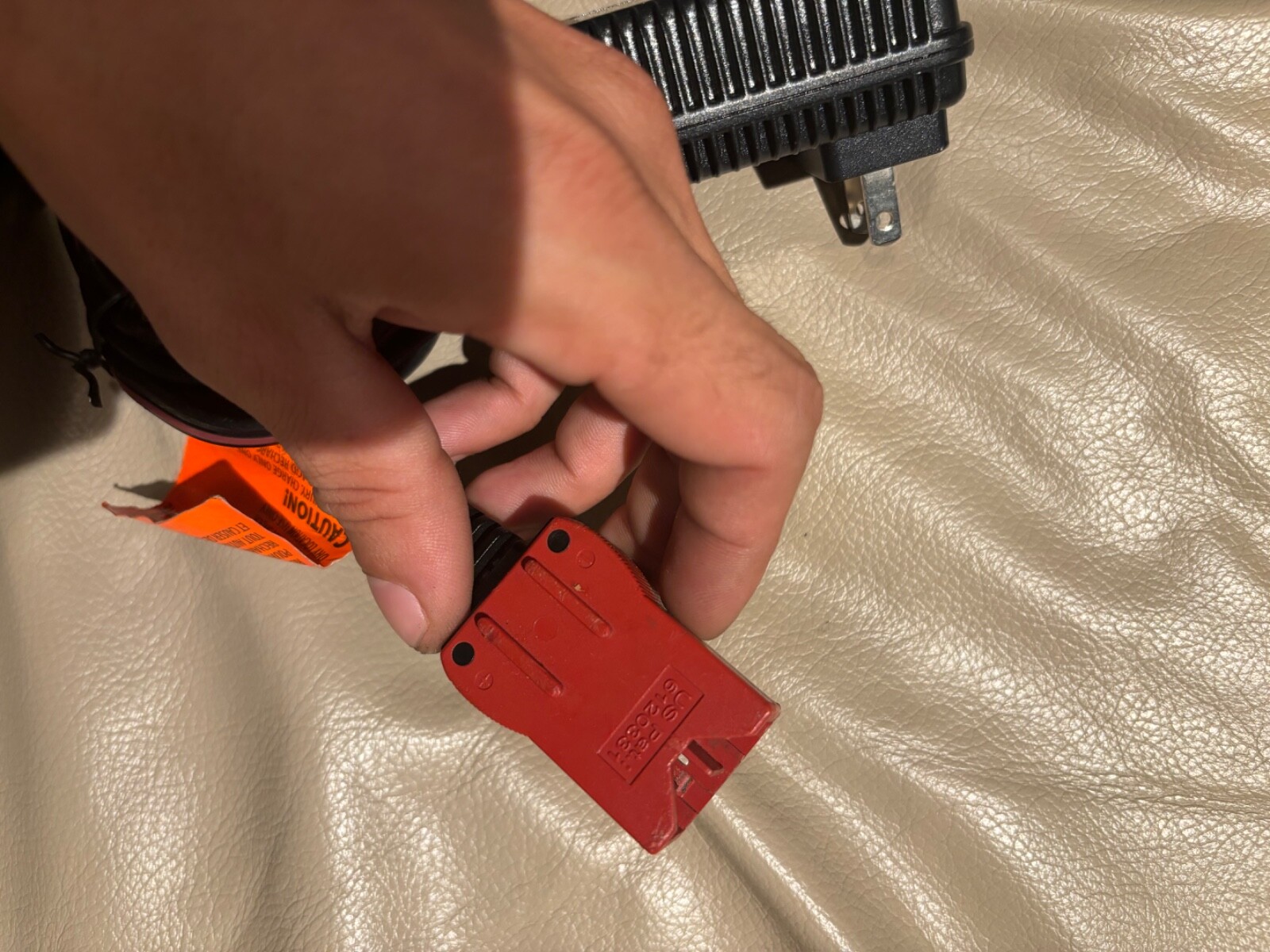 Power Wheels 6 Volt Charger 00801-0712 RED 6v Battery Genuine Fisher Price