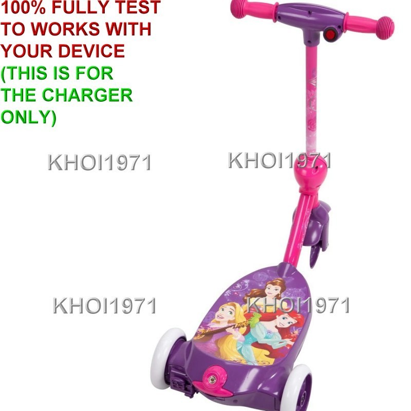 WALL charger AC adapter for 118019 HUFFY Disney Princess Pulse Scooter 6V