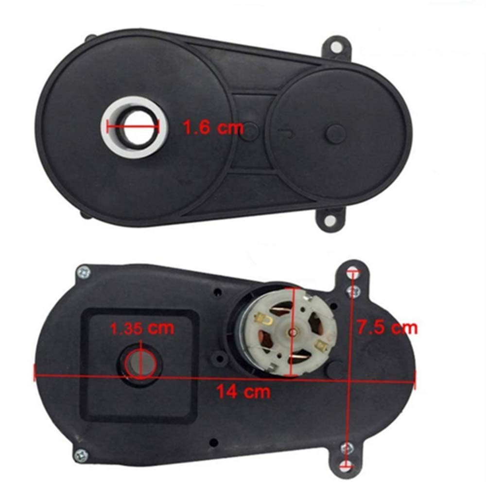 12V Steering Motor for Remote Control Cars, Kids Electric Car Gearbox Replacemen