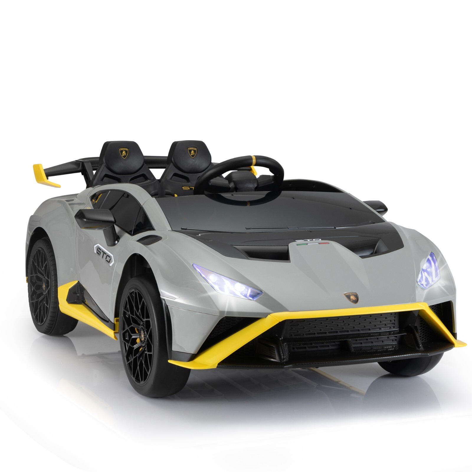 24V TOBBI Kids Electric Ride On Car Licensed Lamborghini STO W/ 360° Drifting