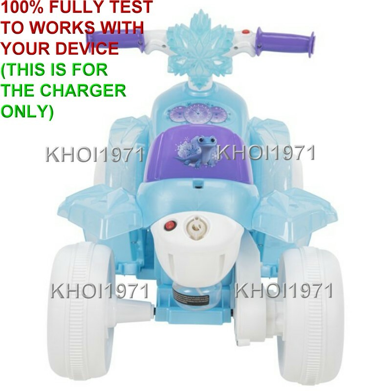 WALL charger AC adapter for HUFFY Disney Frozen 2 make BUBBLE QUAD ride on 6V BA