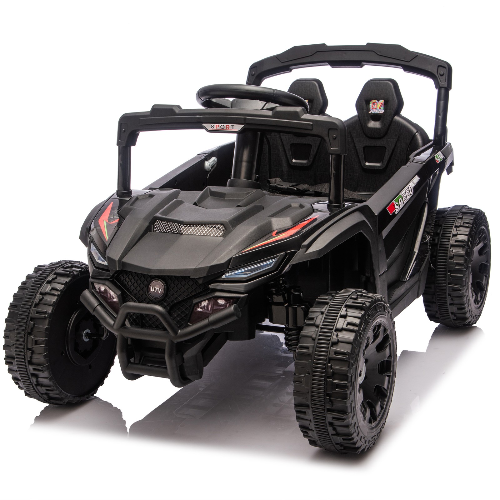 24V Kids Ride on UTV Electric Off-Road Car Speed 1.86-3.11mph w/Remote Control