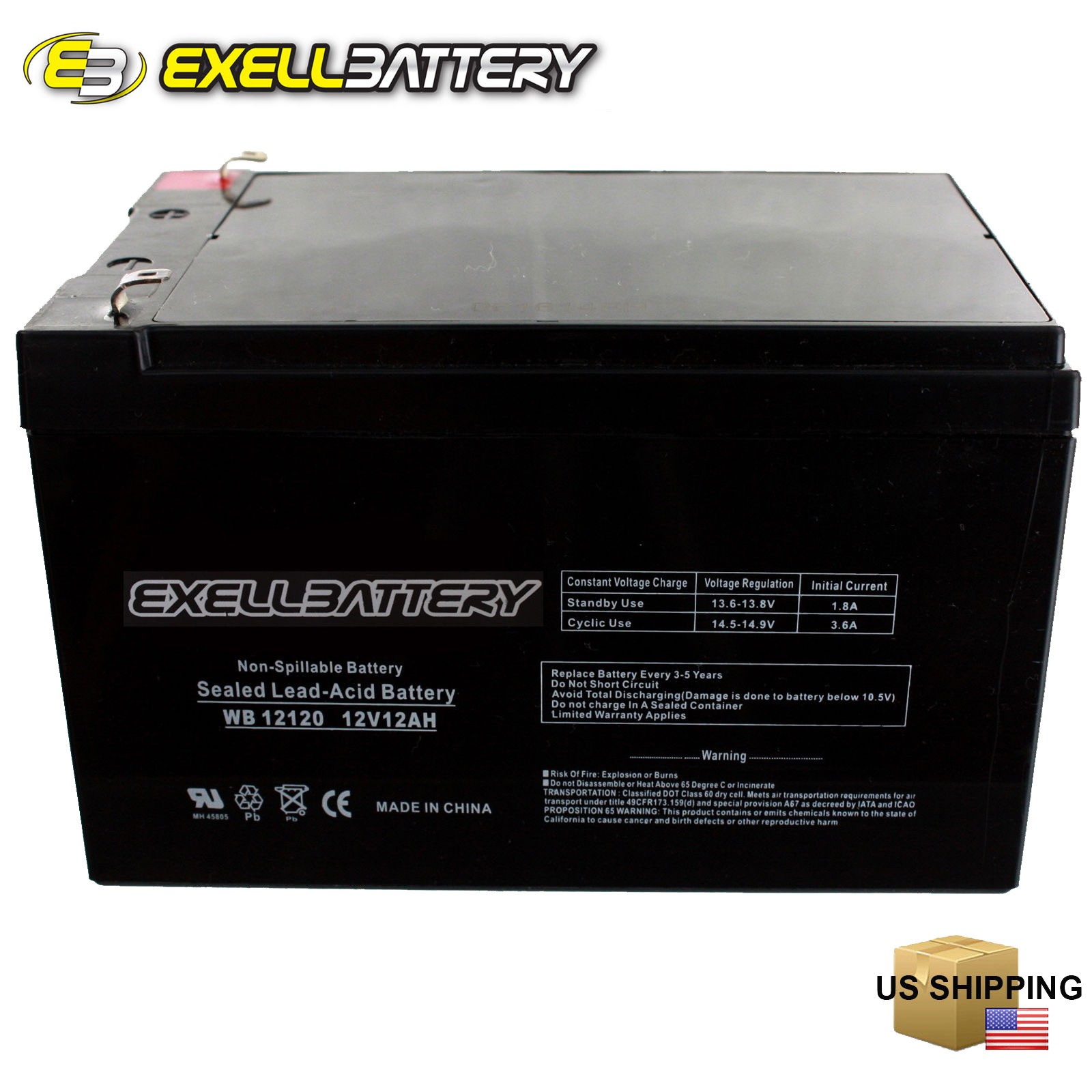 New Peg Perego Polaris Outlaw RZR John Deer Loader 12V Peplacement Battery *USA