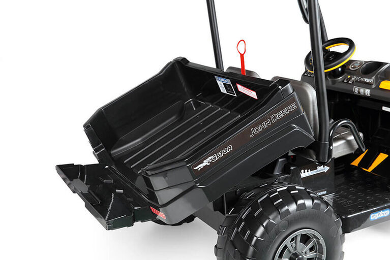 Peg Perego John Deere Gator XUV Midnight Black, 12-Volt Battery-Powered Ride-On