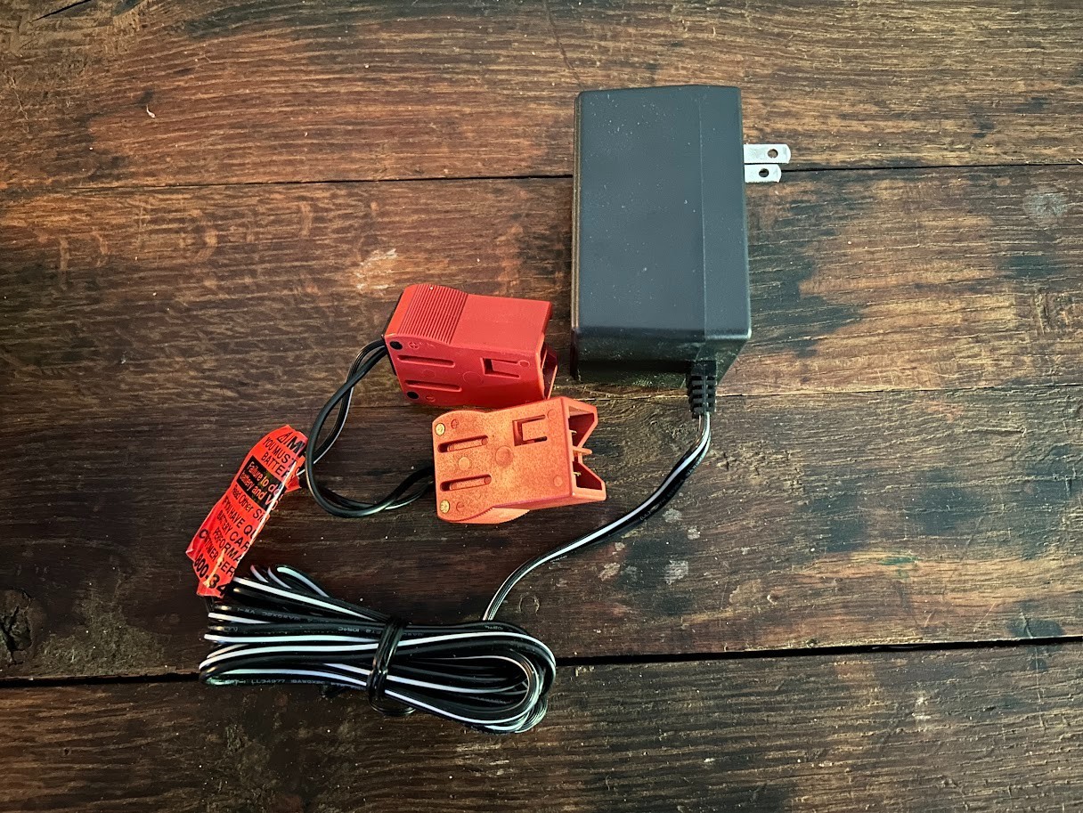 New Power Wheels Double 6-Volt Battery Charger 12-Volt Charger 00801-0973