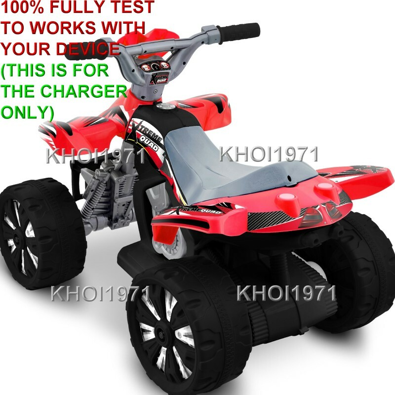 WALL charger AC adapter FOR RED 0670 Kid Motorz Xtreme Quad ride on 6V-BATT