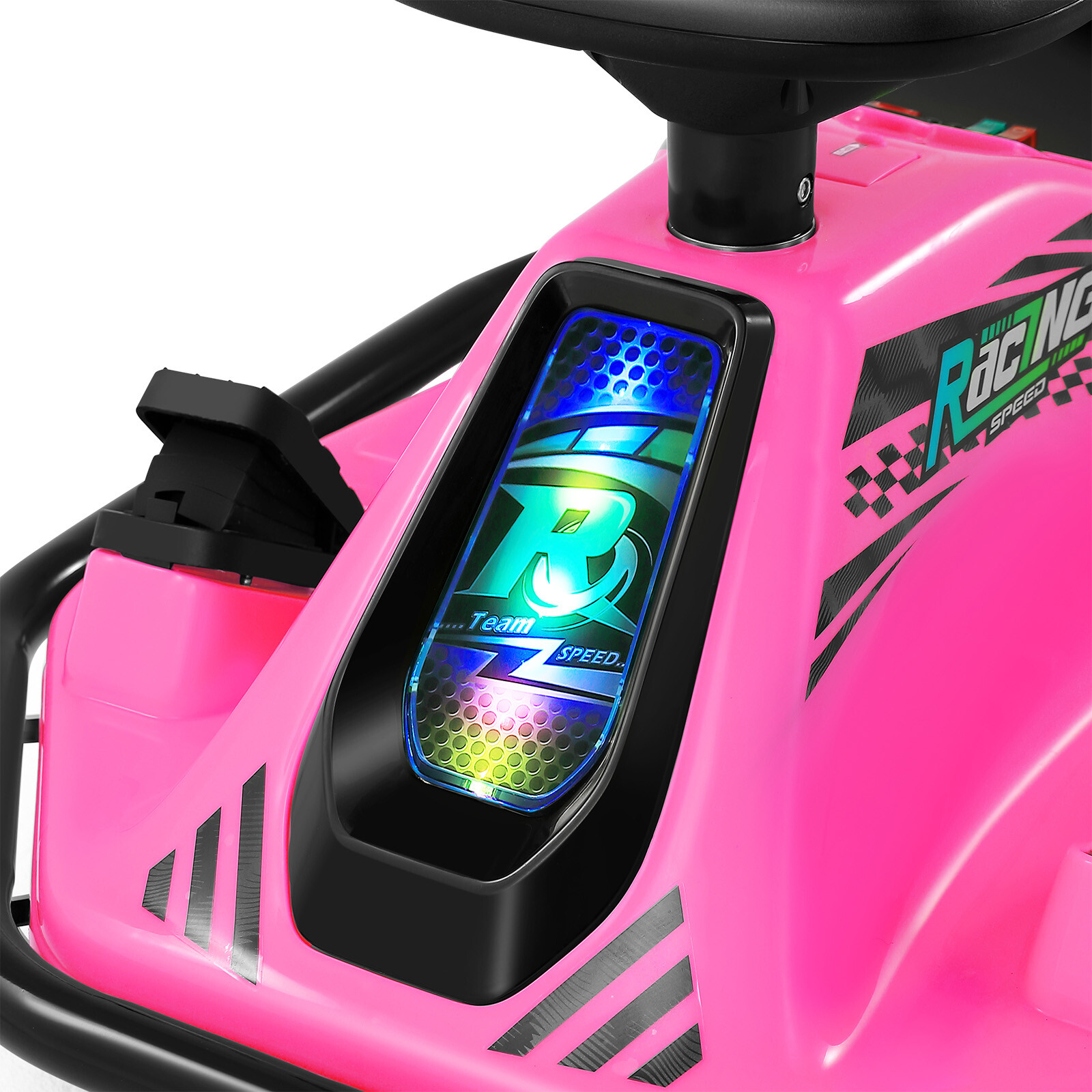 24V Electric 360° Rotating Ride On Drifting Car with 2Speed,Flag,Bluetooth,Music