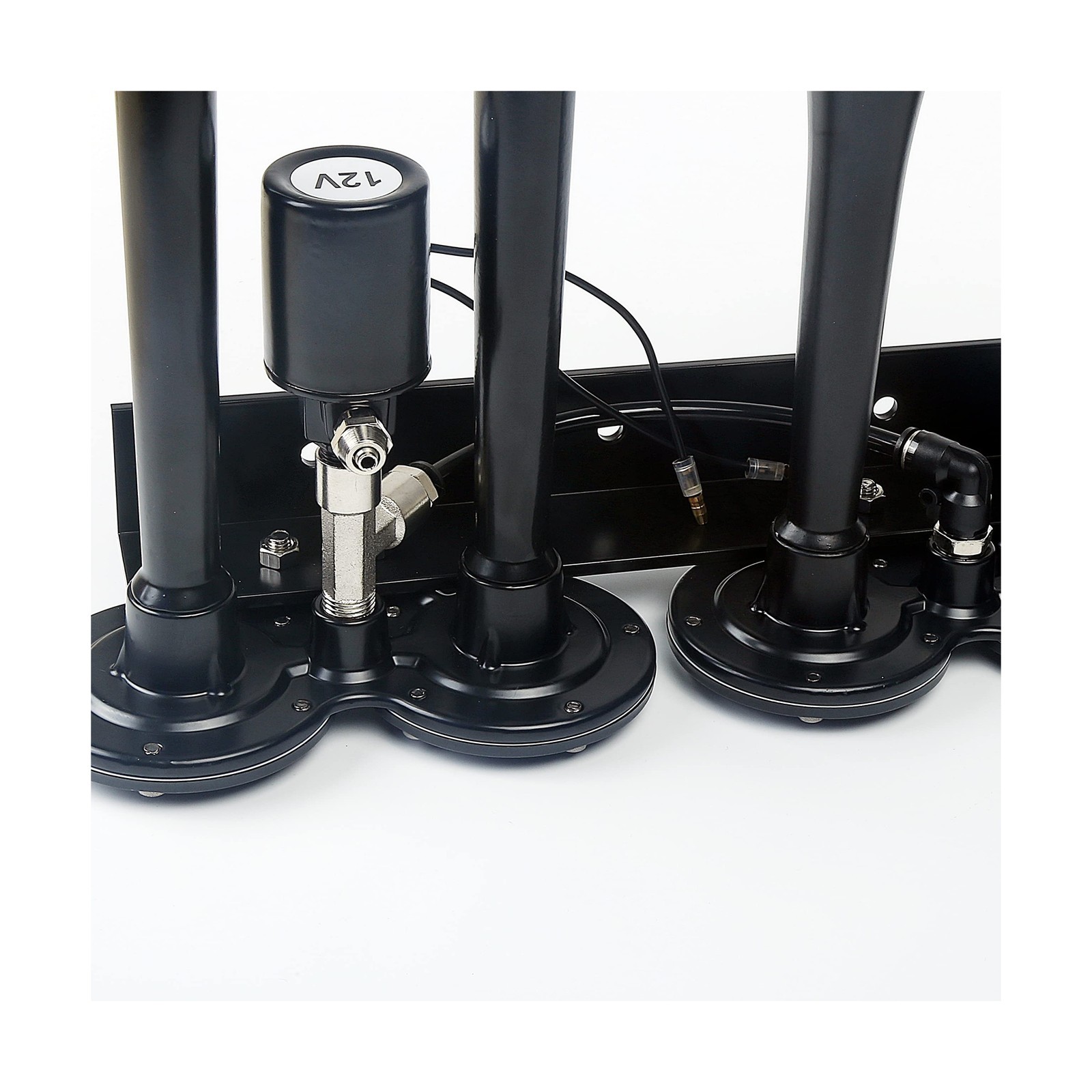 3 Liter Train Horn Kit for Trucks/Car/Semi. Complete Onboard System of 150psi…