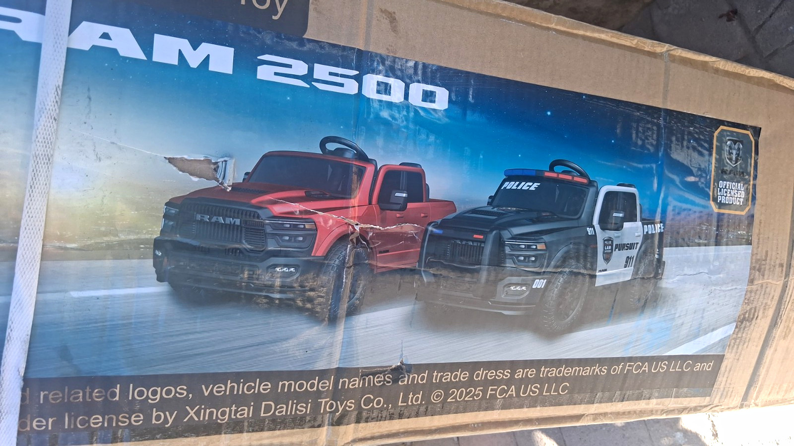 Kerry Yoo 24V RAM 2500 Battery Powered Ride-On Truck Toy, Cars & Vehicles