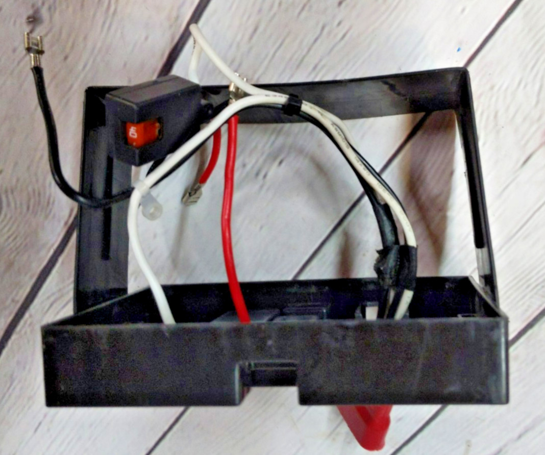 National Product Patrol Police Motorcycle 12V Battery Case and Wire Harness