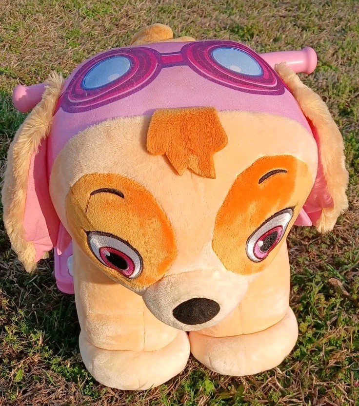 Nick Jr. – Paw Patrol – Skye 6V Plush Ride On Toy for Toddlers – Huffy – Charger